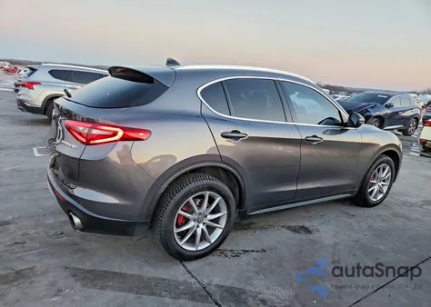 2018 Alfa Romeo Stelvio Ti из США, поврежденный, VIN ZASFAKBN7J7B71680